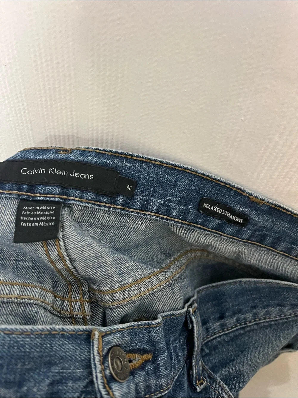 Calvin Klein Men's Indigo Straight-Leg Jeans